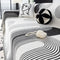 Geometric Striped Chenille Durable Sofa Protection Couch Cover