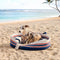 Handmade Lightweight Cotton Woven Beach Bag Pet Carrier- Summer Vacation