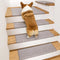 Soft Plush Indoor Stair Protectors Pet Friendly Tape Free Carpet Stair Treads