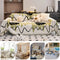 Ice Cream Wavy Chenille Scratch-Resistant Sofa Blanket Couch Cover