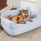Ice Silk Cooling Pet Bed Breathable Washable Dog Sofa Bed