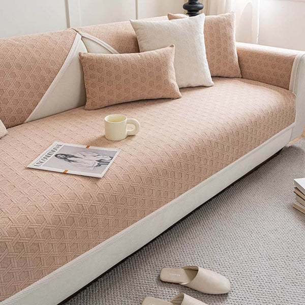 Jacquard Chenille Fabric Water-resistant & Oil-proof Couch Cover