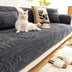 Jacquard Plush Comfortable Scratch-Resistant Non-Slip Couch Cover