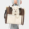 Large Capacity Breathable Foldable Dog Cat Backpack Carrier for Travel Safety and Vet