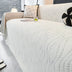 Leaf Pattern Cooling Ice Silk Sofa Protection Large Blanket Couch Cover