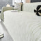 Leaf Pattern Cooling Ice Silk Sofa Protection Large Blanket Couch Cover