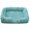 Long Plush - Square Surround Support Deep Sleep Dog Bed