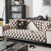 Modern Diamond Plush Sofa Decoration Non-Slip Couch Cover