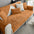 Waterproof Antimicrobial Simple Chenille Fabric Anti-scratch Outdoor Couch Cover