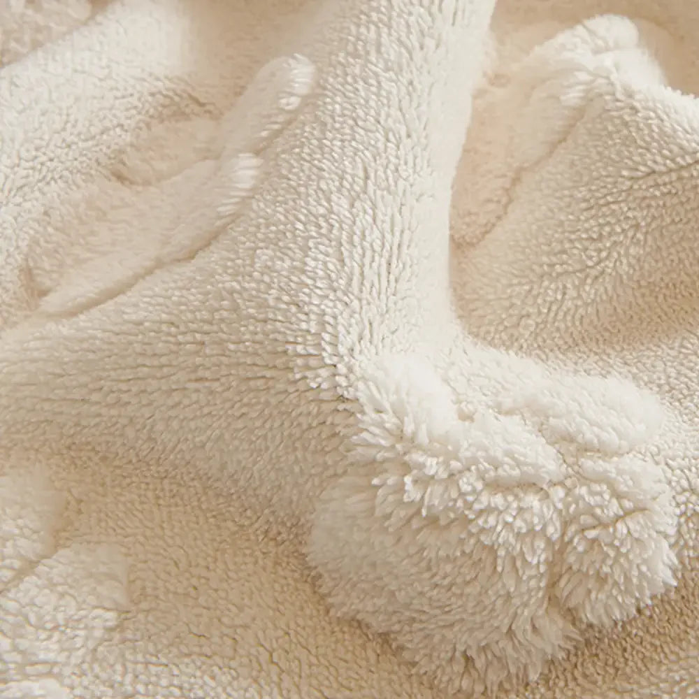 Paw Print Cute Plush Thick Sofa Decoration Non-slip Couch Cover