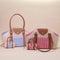 Portable Faux Woven Water-Repellent Pet Carrier Bag with Poop Bag Dispenser
