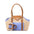 Portable Faux Woven Water-Repellent Pet Carrier Bag with Poop Bag Dispenser