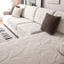 Modern Leaf Jacquard Water-Repellent Anti-Scratch Stretch Full Wrap Outdoor Couch Cover
