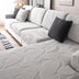 Modern Leaf Jacquard Water-Repellent Anti-Scratch Stretch Full Wrap Couch Cover