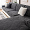 Modern Leaf Jacquard Water-Repellent Anti-Scratch Stretch Full Wrap Outdoor Couch Cover