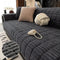 One-Piece Cozy Flannel Sofa Protection Non-Slip Couch Cover