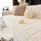 One-Piece Cozy Flannel Sofa Protection Non-Slip Couch Cover