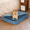 Fluffy Warm Detachable Orthopedic Dog Bed- Checker Cocoon