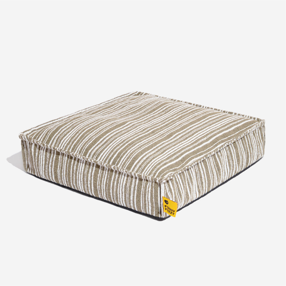 Sustainable Storage Pouf Ottoman & Dog Bed - Funnyfuzzy SnugNest