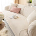 Simple Solid Colour Plush Furniture Protector Outdoor Couch Cover