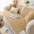 Simple Solid Colour Plush Furniture Protector Outdoor Couch Cover