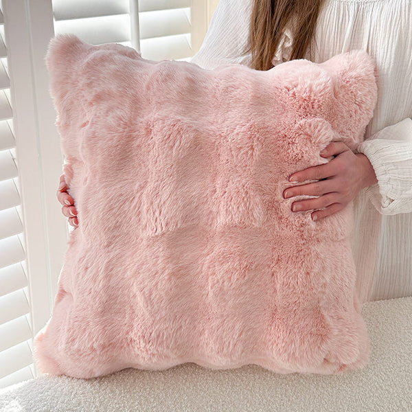Soft Cushion Reversible Plush Sofa Pillow