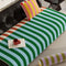 Stylish Striped Ice Silk Breathable Non-Slip Couch Cover
