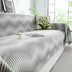 Modern Geometric Cooling Ice Silk Breathable Sofa Blanket Couch Cover