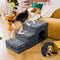 Foldable Dog Stairs with Storage and Condo - Funnyfuzzy SnugNest