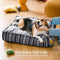 Sustainable Storage Pouf Ottoman & Dog Bed - Funnyfuzzy SnugNest