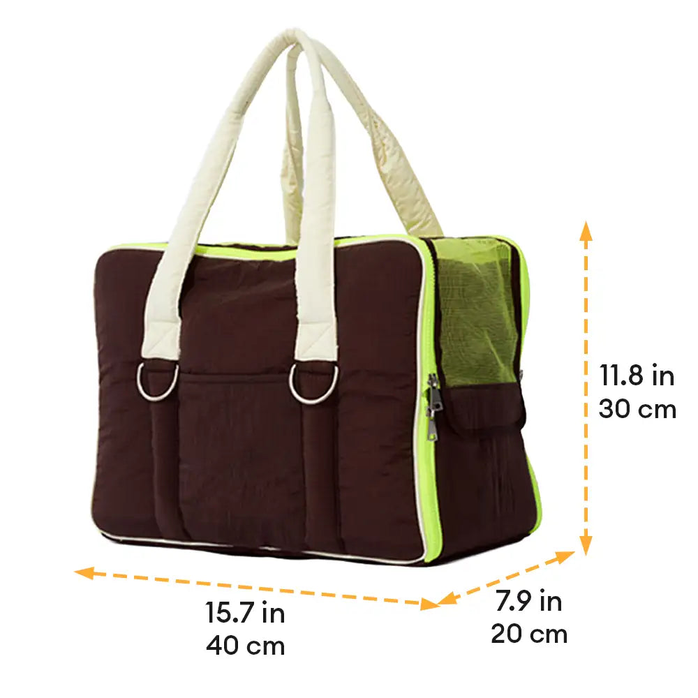 Urban Commuter Color-Block Multi-functional Pet Carrier Bag