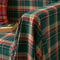Vintage Christmas Style Plaid Blanket Full Wrap Couch Cover