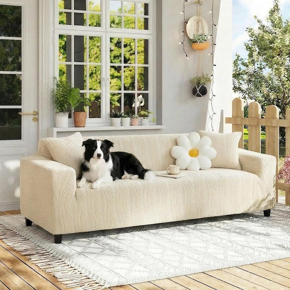 Jacquard Stretch Full-Cover Anti-scratch Armchair Couch Cover
