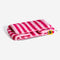 Trendy Striped Faux Lambswool Double Layer Dog & Cat Sofa Bed - Outdoor