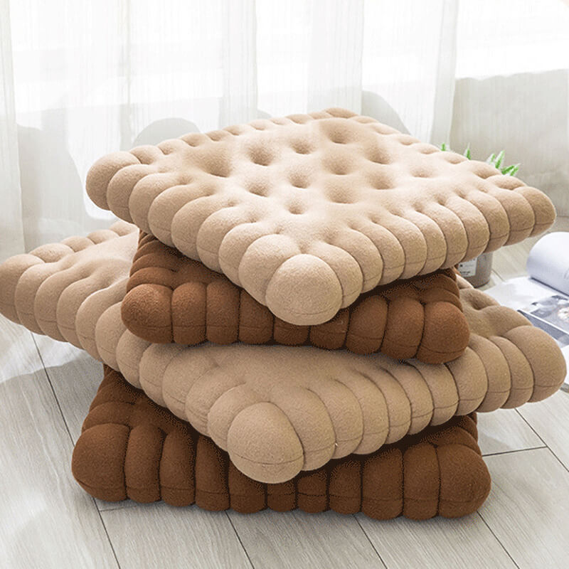 Biscuit Quilted Dog Bed - FUNNYFUZZY