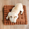 Biscuit Quilted Dog Bed - FUNNYFUZZY