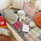 Handmade Vintage Floral Soft Stuffed Pet Mat Non-Slip Couch Cover