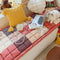Handmade Vintage Floral Soft Stuffed Pet Mat Non-Slip Couch Cover