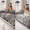 Five-Color Geometric Sofa Cover - Bold Patterns for a Modern Look