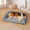 Deluxe Flannel Double-Layer Orthopedic Dog Sofa Bed