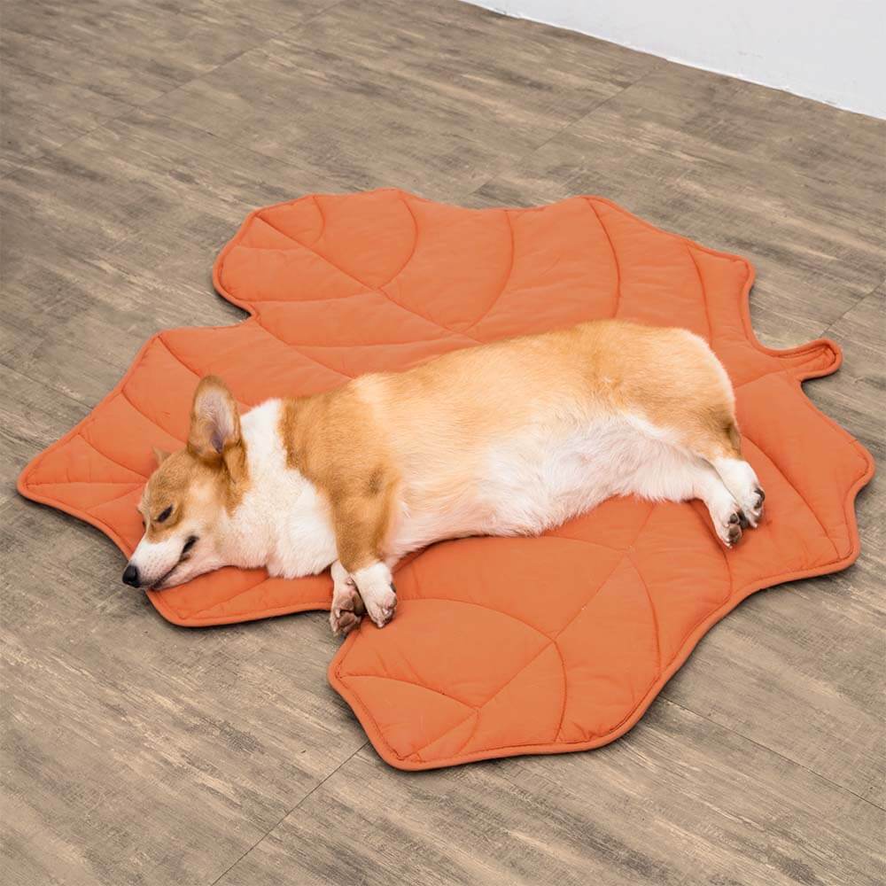 Leaf Shape Dog Blanket - FUNNYFUZZY