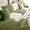 Modern Leaf Jacquard Water-Repellent Anti-Scratch Stretch Full Wrap Outdoor Couch Cover